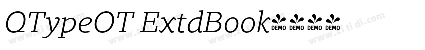 QTypeOT ExtdBook字体转换 QTypeOT ExtdBook字体转换